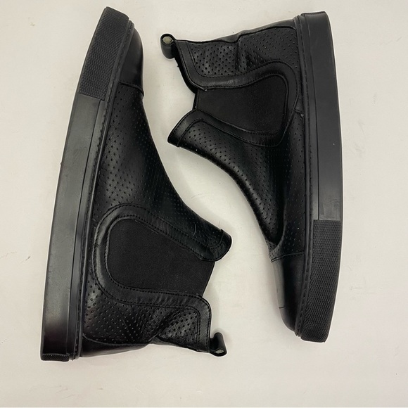 UN-PLUGGED leather high top sneaker boots size 39 EU US 8.5 - Picture 6 of 8